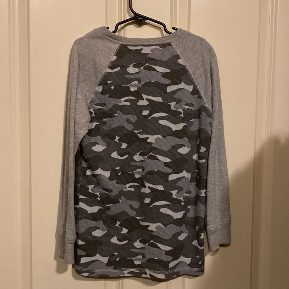Gray camo long sleeve shirt by OshKosh B’gosh